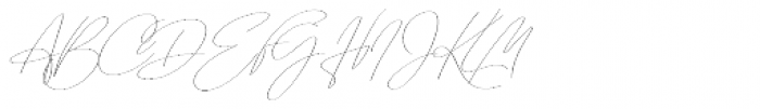 Emmylou Signature Thin Extra Sl Font UPPERCASE