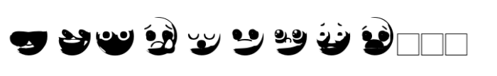 Emofont 2 Font UPPERCASE