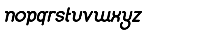 Emoli Bold Italic Font LOWERCASE