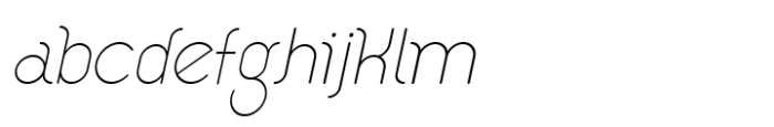 Emoli Hairline Italic FONT