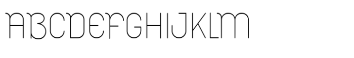 Emoli Hairline Font UPPERCASE