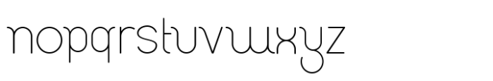 Emoli Hairline Font LOWERCASE