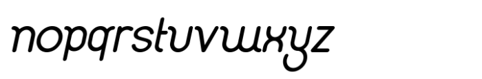 Emoli Italic Font LOWERCASE