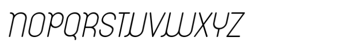 Emoli Light Italic Font UPPERCASE