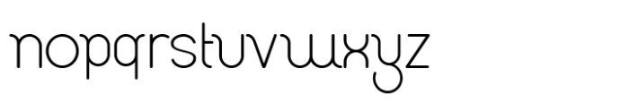 Emoli Light Font LOWERCASE