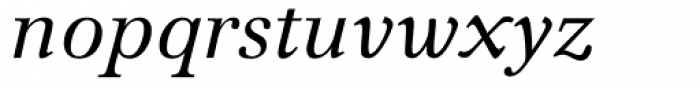 Emona Italic Font LOWERCASE