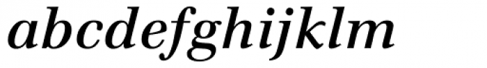 Emona SemiBold Italic Font LOWERCASE