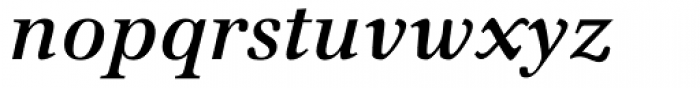 Emona SemiBold Italic Font LOWERCASE