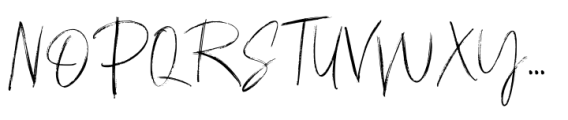 Emoray Signature Brush Font UPPERCASE