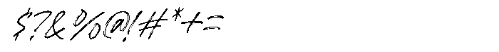 Emoria Brush Font OTHER CHARS