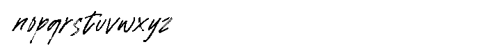 Emoria Brush Font LOWERCASE