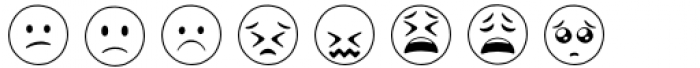 Emotions Emoji Regular Font LOWERCASE