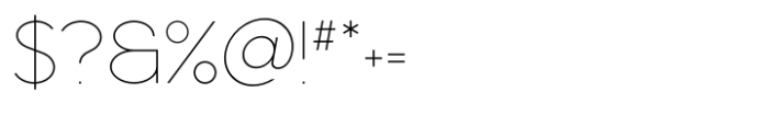 Emotive Type Sans Light Font OTHER CHARS