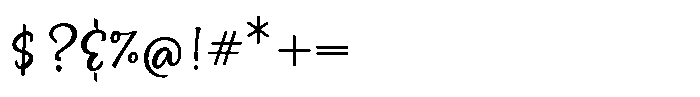 Empathy Script Black Font OTHER CHARS