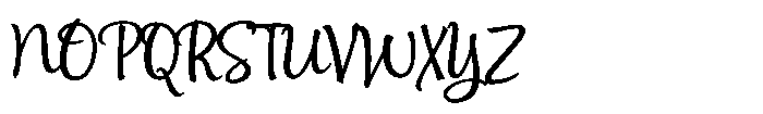 Empathy Script Black Font UPPERCASE