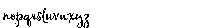 Empathy Script Black Font LOWERCASE