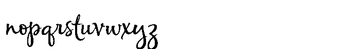 Empathy Script Bold Font LOWERCASE