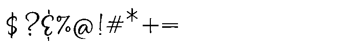 Empathy Script Regular Font OTHER CHARS