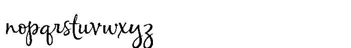 Empathy Script Regular Font LOWERCASE
