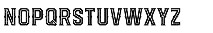 Empera Inline Vintage Font LOWERCASE