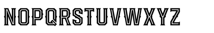 Empera Inline Font LOWERCASE