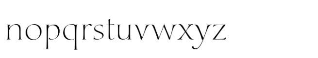 Emperator Hand Essential Light Font LOWERCASE