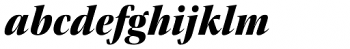 Empira Black Italic Font LOWERCASE