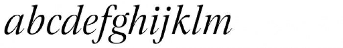 Empira Book Italic Font LOWERCASE