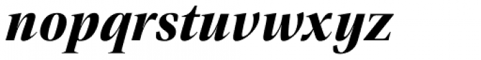 Empira Extra Bold Italic Font LOWERCASE