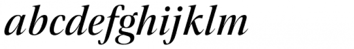 Empira Medium Italic Font LOWERCASE