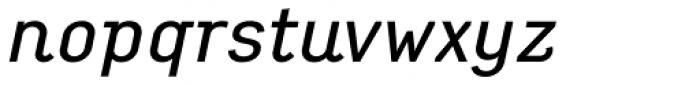 Empirical Three Italic Font LOWERCASE
