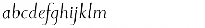 Emporia Italic Font LOWERCASE
