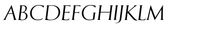Emporia Roman Italic Font UPPERCASE