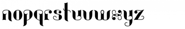 Empyrean Font LOWERCASE