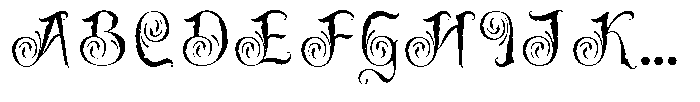 Emuthina Font UPPERCASE