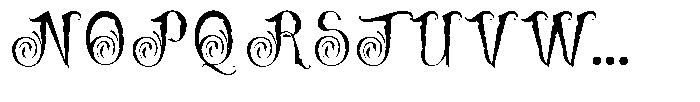 Emuthina Font UPPERCASE