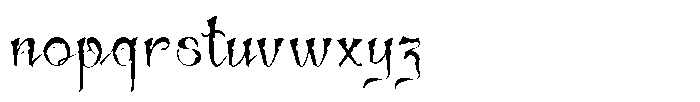 Emuthina Font LOWERCASE