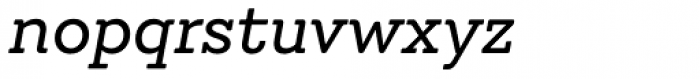 Emy Slab Alt Regular Italic Font LOWERCASE