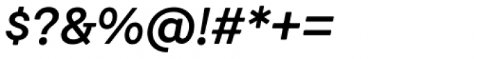 Emy Slab Alt Semi Bold Italic Font OTHER CHARS