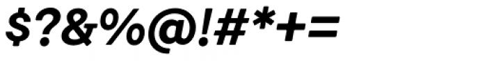 Emy Slab Bold Italic Font OTHER CHARS