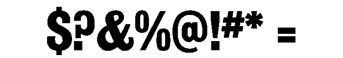 EmpireGrotesque Bold Font OTHER CHARS