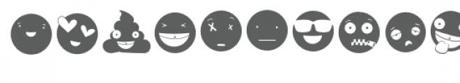 emottion icons doodlebat Font OTHER CHARS