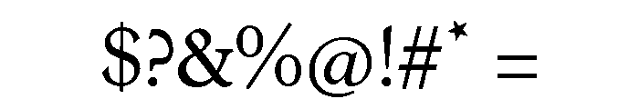 Emerson Book Font OTHER CHARS