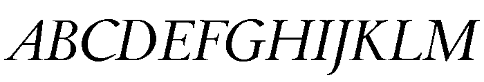 Emerson Display Book Italic Font UPPERCASE