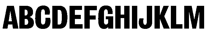 Empire Grotesque Bold Font UPPERCASE