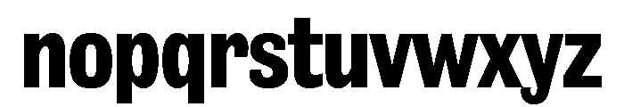 Empire Grotesque Bold Font LOWERCASE