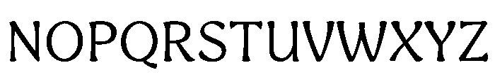Engria Book Font UPPERCASE
