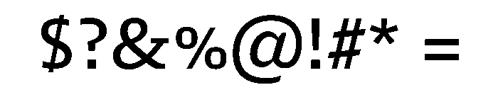 Enra Slab Variable Medium Font OTHER CHARS