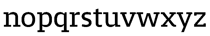 Enra Slab Variable Medium Font LOWERCASE