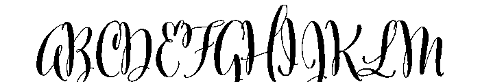 Envelove Bold Font UPPERCASE